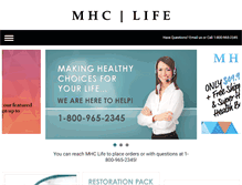 Tablet Screenshot of mhclife.com